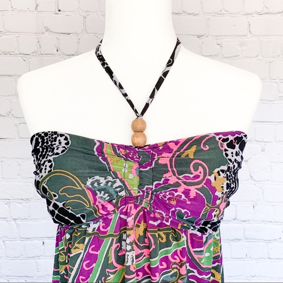 2/$20🛍 Grey Maxi Beach Dress - Picture 3 of 4